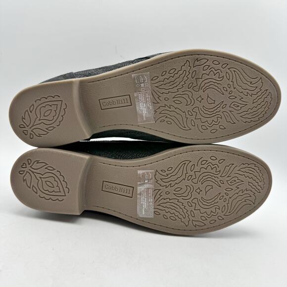 Cobb Hill Womens Crosbie Ankle Bootie US 8 Wide EU 39 Black Leather NIB - Picture 12 of 13